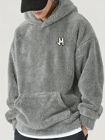 Men's Plush Hooded Fleece Hoodie