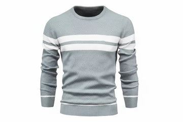 Men's Patchwork Knit Sweater