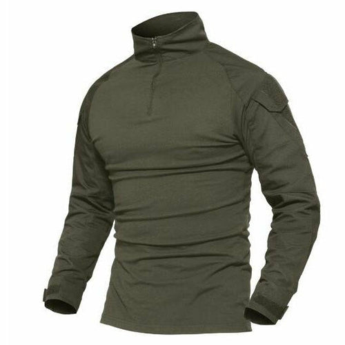 Camouflage T-shirts Mens Army Combat Tactical T Shirt Male Airsoft