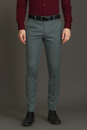 Men Formal Pant-Slate Grey (Size-36)