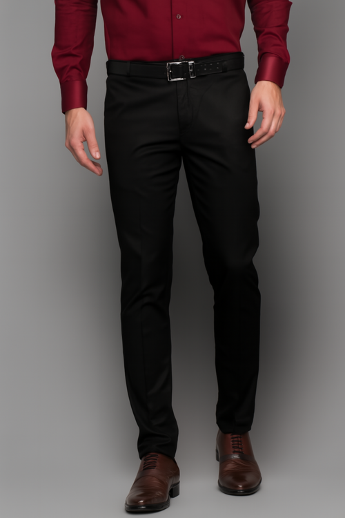 Men Formal Pant-Black (Size-32)