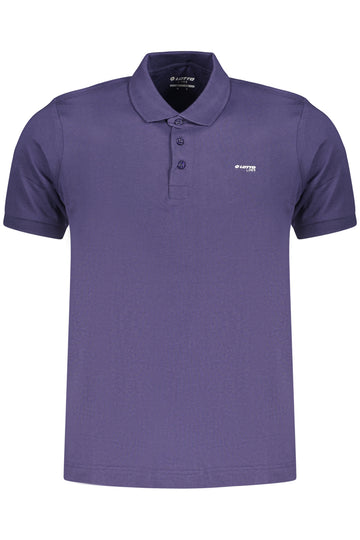 LOTTO MEN'S SHORT-SLEEVED POLO SHIRT BLUE