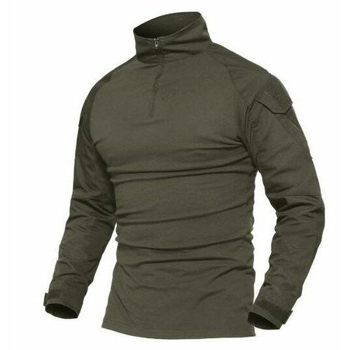 Camouflage T-shirts Mens Army Combat Tactical T Shirt Male Airsoft