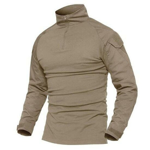 Camouflage T-shirts Mens Army Combat Tactical T Shirt Male Airsoft