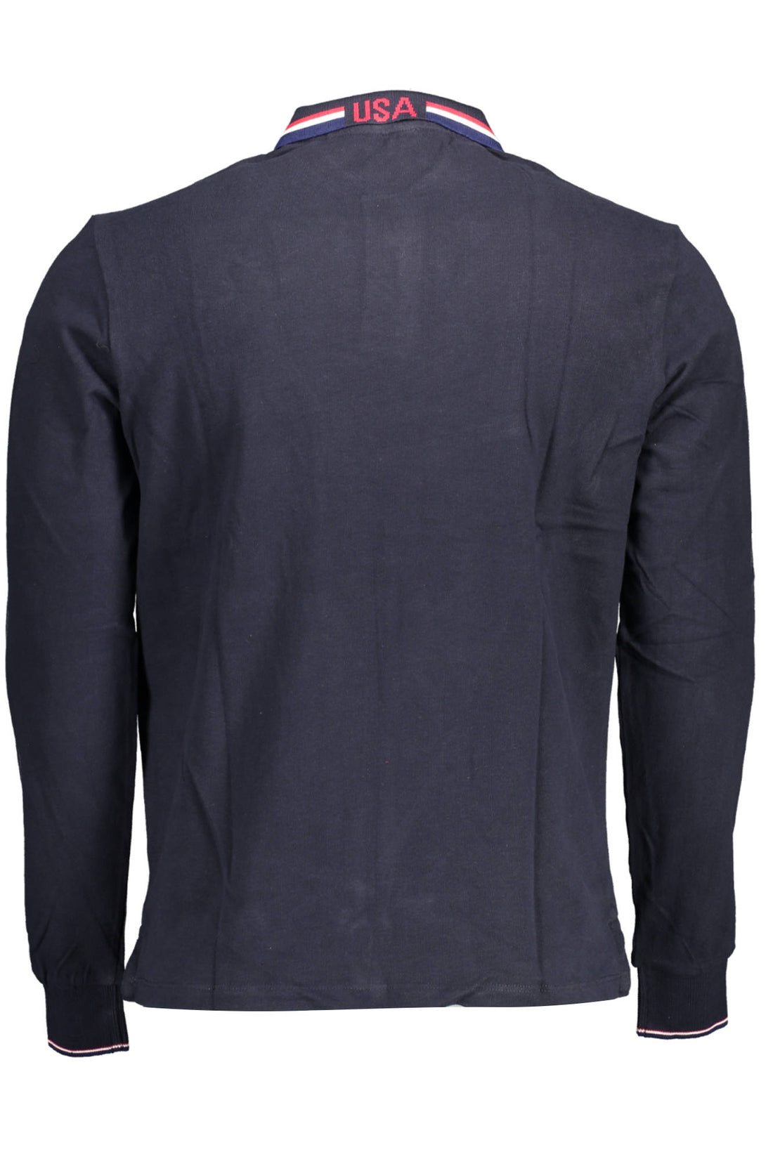 US POLO ASSN. MEN'S LONG-SLEEVED POLO SHIRT, BLUE